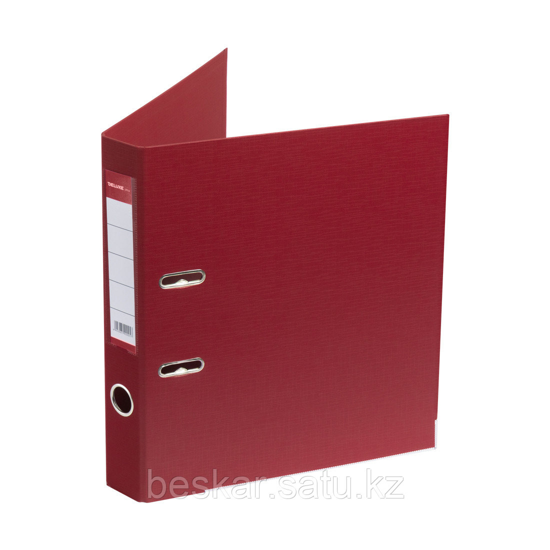 Папка-регистратор Deluxe с арочным механизмом, Office 2-RD24 (2" RED), А4, 50 мм, красный - фото 1 - id-p108240060