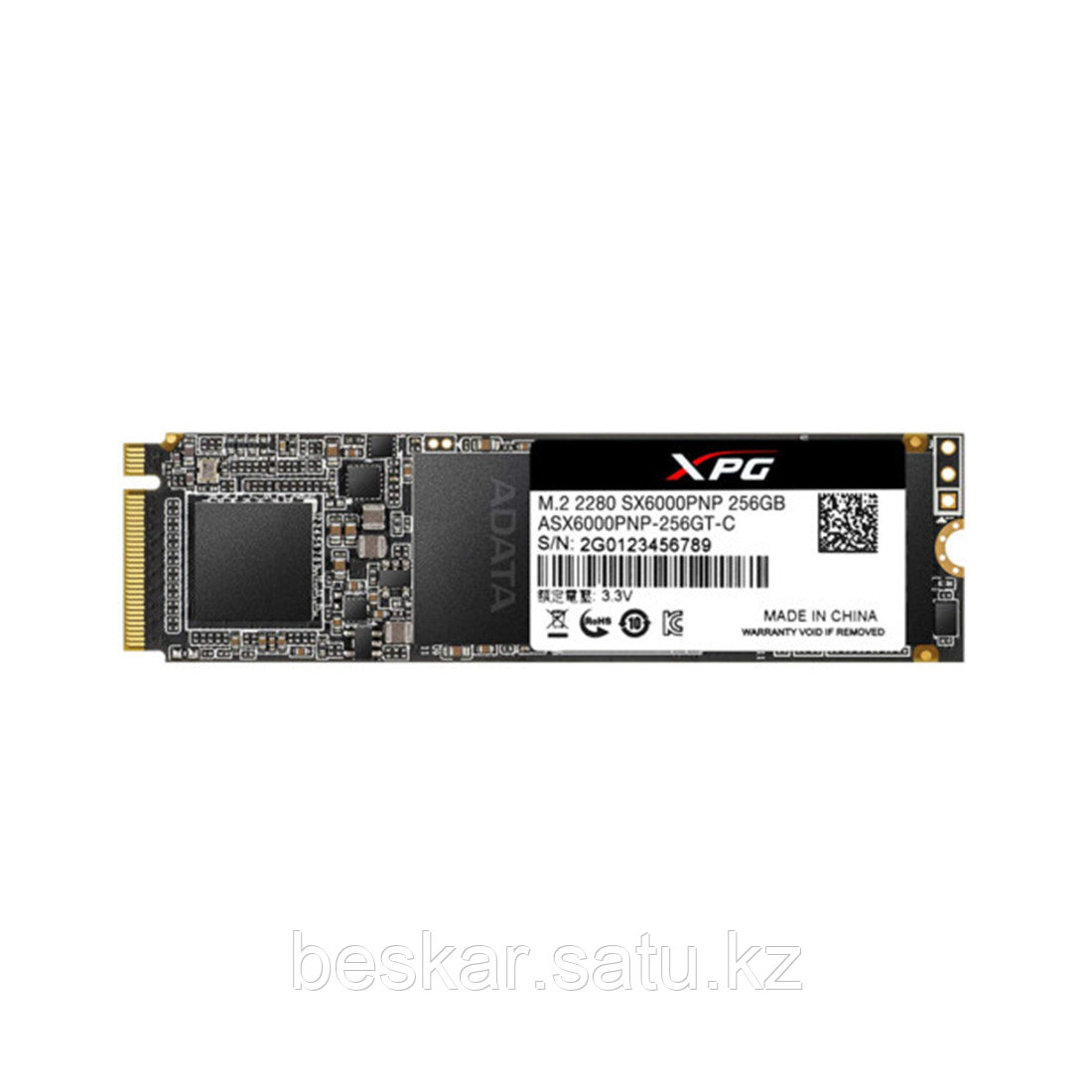 Твердотельный накопитель SSD ADATA XPG SX6000PNP 256GB M.2 - фото 1 - id-p108247897