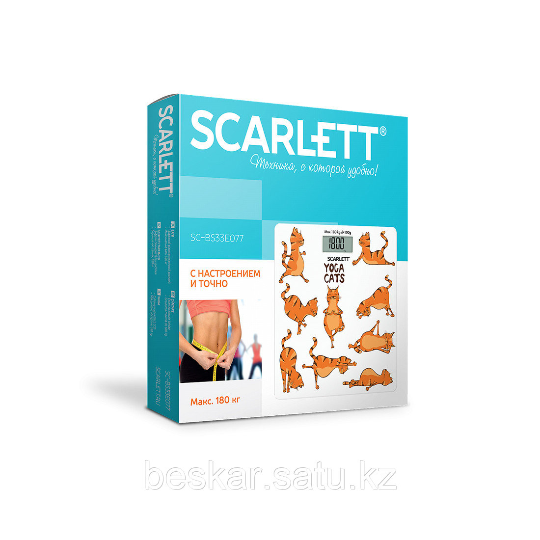 Напольные весы Scarlett SC-BS33E077 - фото 2 - id-p108245999