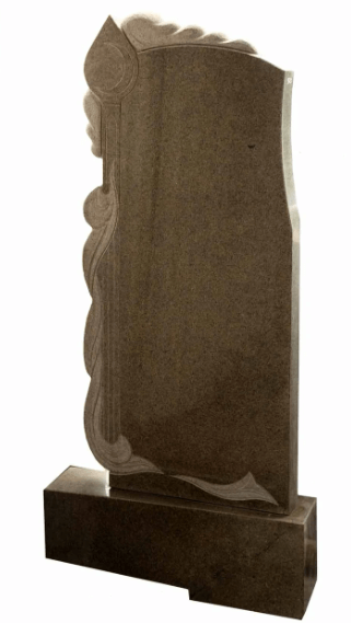 Памятник из куртинского гранита с полумесяцем