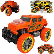 3699-RA1 Машина Хаммер внедорожник с функциями (музыка,свет,движение) 13*23см, фото 2