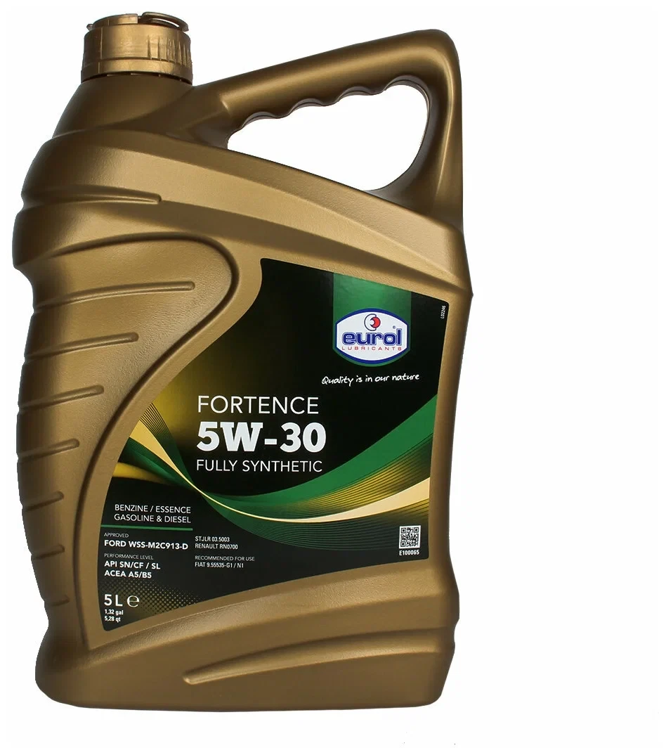 Синтетическое моторное масло Eurol Fortence 5W-30 5л - фото 1 - id-p108250745