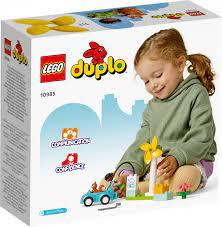 Lego Дупло Ветрогенератор и электромобиль