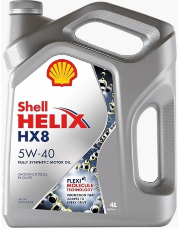 Моторное масло Shell Helix HX8 5W40 4л - фото 1 - id-p107632304