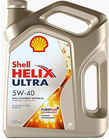 Моторное масло Shell Helix Ultra 5W40 4л