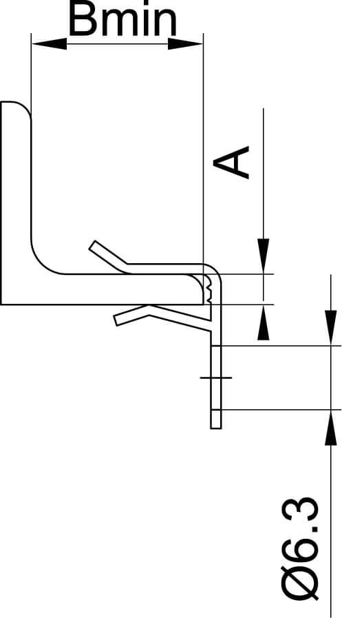 Крепеж для троса к балке 1,5-4 мм горизонтального монтажа - фото 2 - id-p69488850