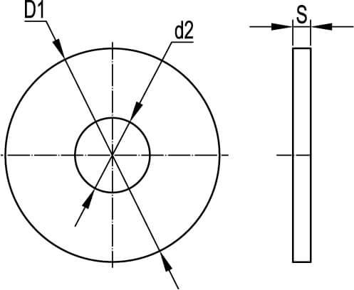 Шайба М4 кузовная DIN9021 - фото 2 - id-p69488921