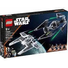Lego Звездные войны Мандалорский клыкастый боец и TIE-перехватчик