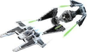 Lego Звездные войны Мандалорский клыкастый боец и TIE-перехватчик