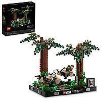 Lego Звездные войны Диорама Погоня на Эндоре