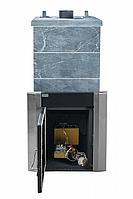 Печь для бани № 06-ГТ на газу в облицовке из талькохлорита. Тройка. (25-36)м3., фото 3