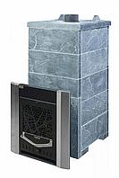 Печь для бани № 06-ГТ на газу в облицовке из талькохлорита. Тройка. (25-36)м3., фото 4