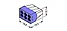 Клемма PUSH WIRE® для распределительных коробок; в упаковке (50 шт); Макс. 2,5 мм² WAGO 773-106, фото 2