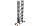 Лестница алюминиевая трансформер SARAYLI (4x4 ступ.), фото 5
