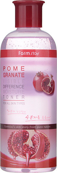 Тонер с экстрактом граната PomeGranate Visible Difference Moisture Toner Farm Stay (350 мл)