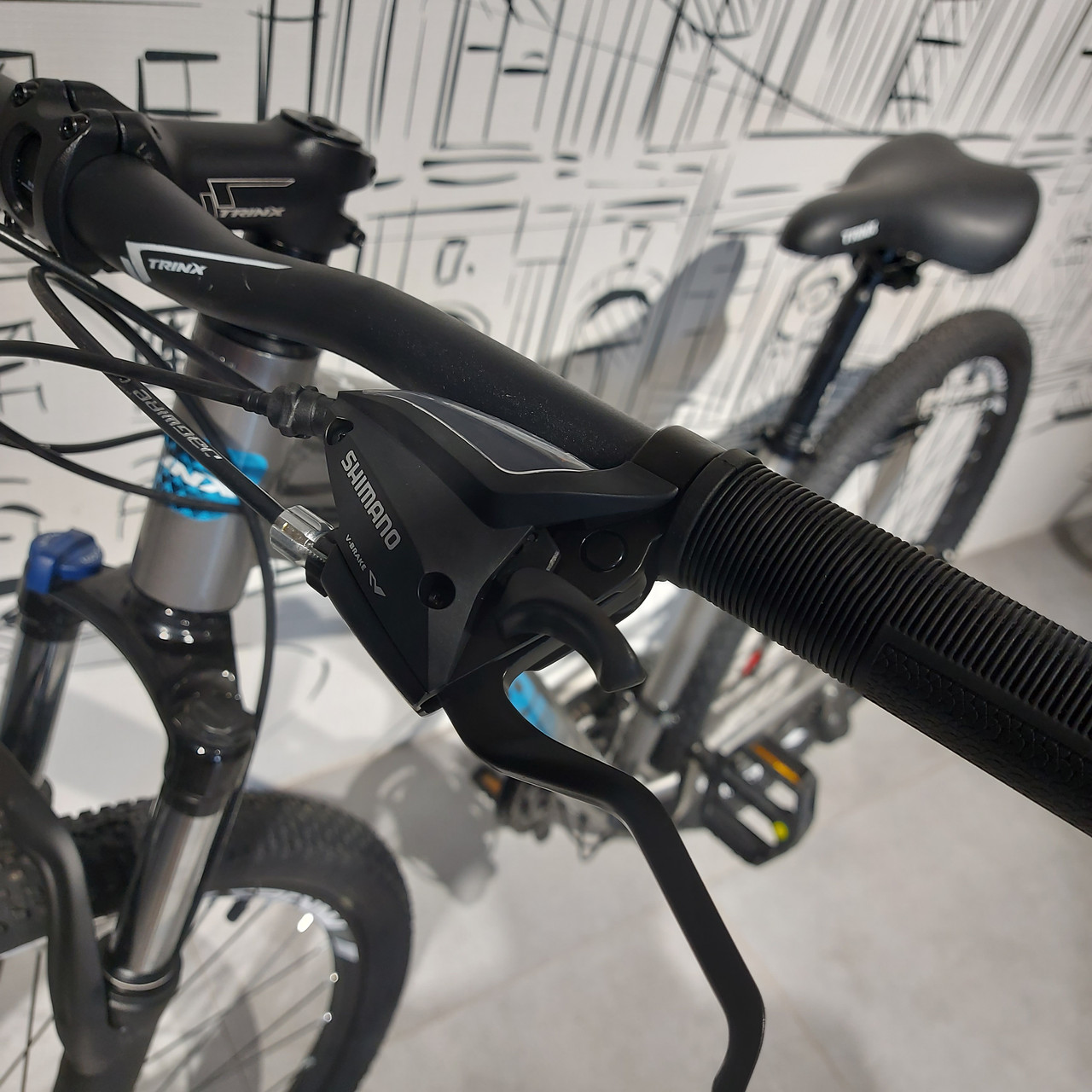 Горный Велосипед Trinx M139, 16 рама, 29 колеса. Найнер. Скоростной MTB. Серый. - фото 3 - id-p108257379