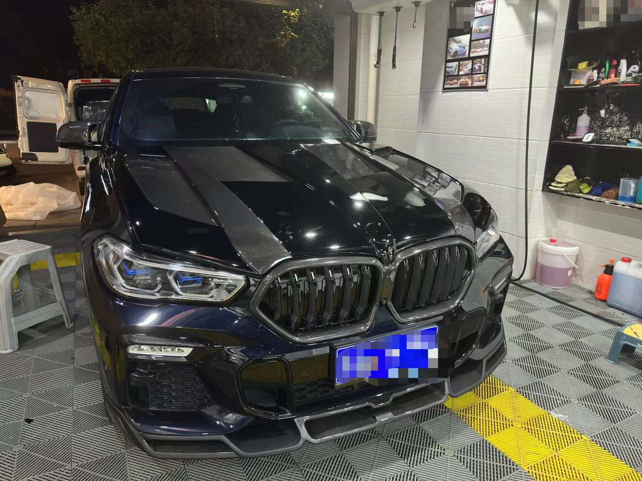 Капот для BMW X6 M F96 2019+ - фото 2 - id-p108257414