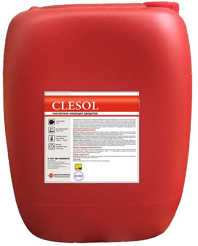 Кислотное моющее средство Clesol - фото 1 - id-p108269017