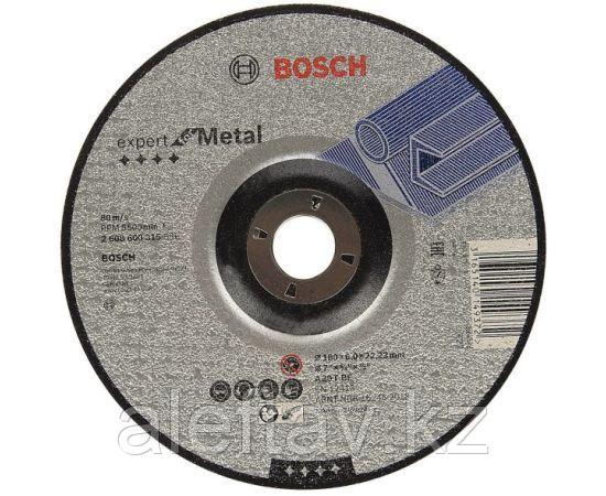 Диск шлифовальный выпуклый по металлу BOSCH 180х6х22,23 мм - фото 2 - id-p108272654