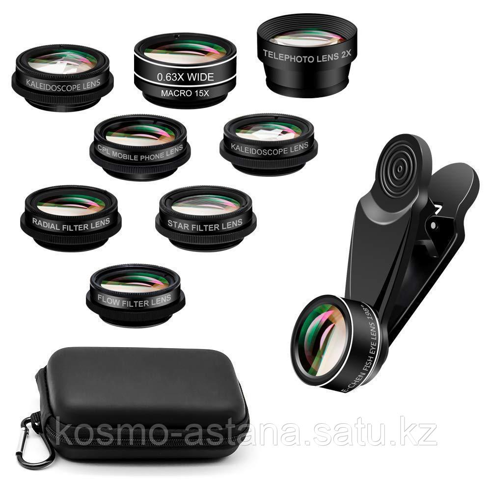 Линзы объектив для камеры телефона 10 в 1 (рыбий глаз, макрообъектив, широкоугольник) - фото 3 - id-p108272688