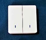 Радиомодуль для жалюзи, рольставни, роллеты с двух клавишной панелью, фото 3