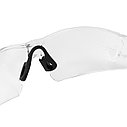 Очки защитные открытые, поликарбонатные, прозрачная линза, 2х комп.дужки Denzel, фото 2