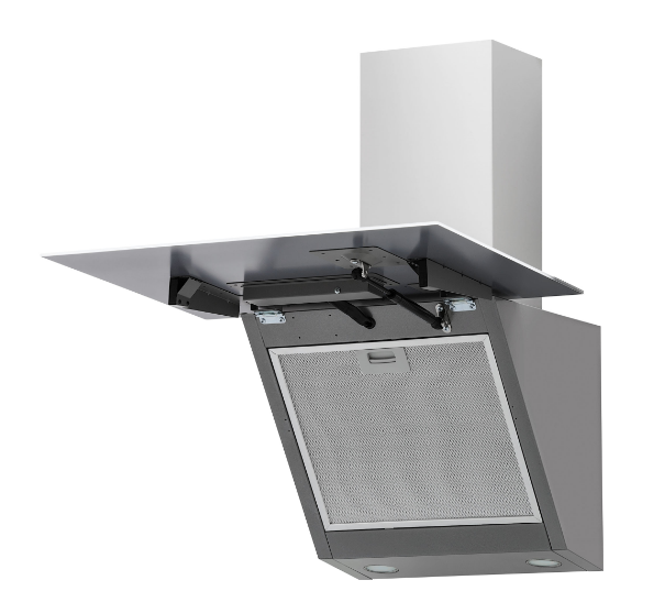 Вытяжка наклонная KRONA Kristen 600 white/inox S - фото 3 - id-p108283209