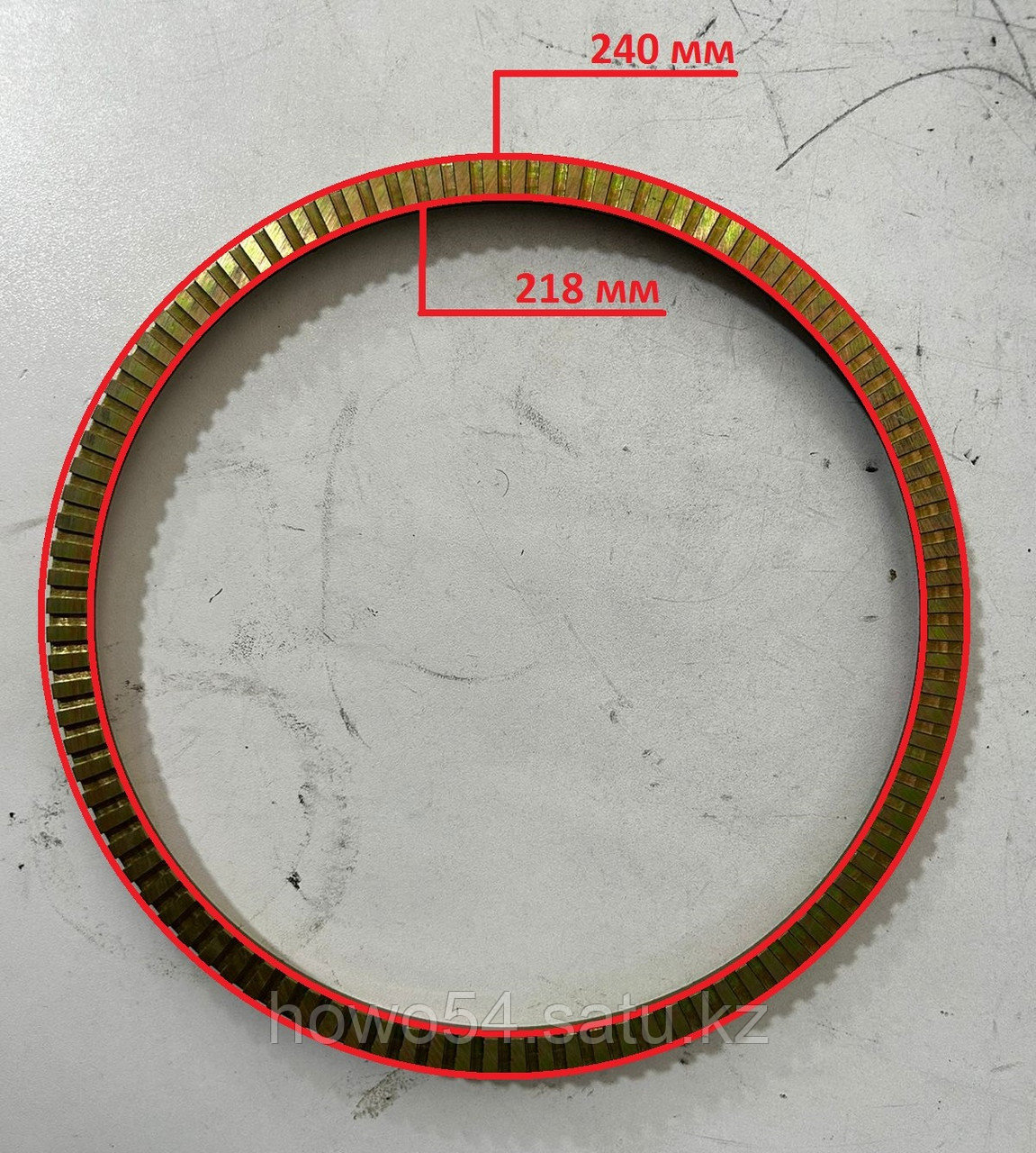 Кольцо ABS зубчатое заднего моста MCP16 HOWO T5G/SITRAK C7H WG9231340908 - фото 1 - id-p108283191