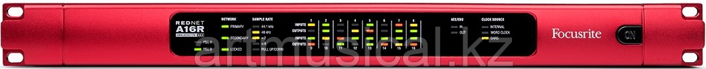 FOCUSRITE RedNet A16R MkII Аналоговый блок ввода-вывода 16x16 С Независимым Контролем