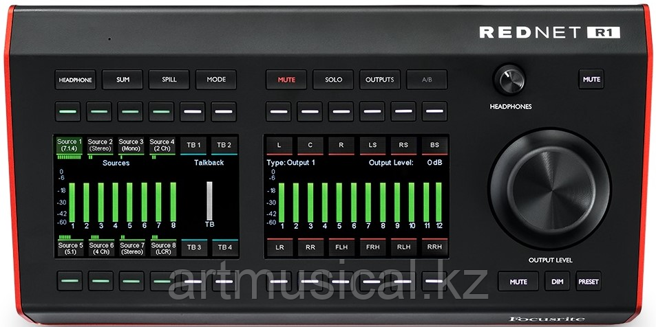 FOCUSRITE RedNet R1 Универсальный настольный пульт дистанционного управления