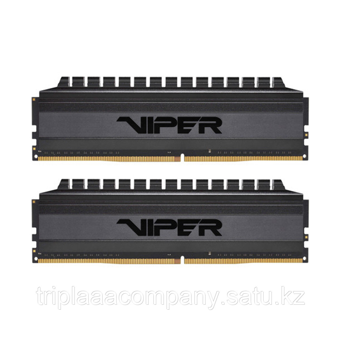 Комплект модулей памяти Patriot Viper 4 Blackout PVB48G320C6K DDR4 8GB (Kit 2x4GB) 3200MHz - фото 2 - id-p108291691