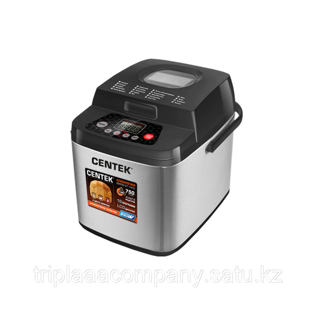 Хлебопечка Centek CT-1410 BLACK - фото 1 - id-p108289678