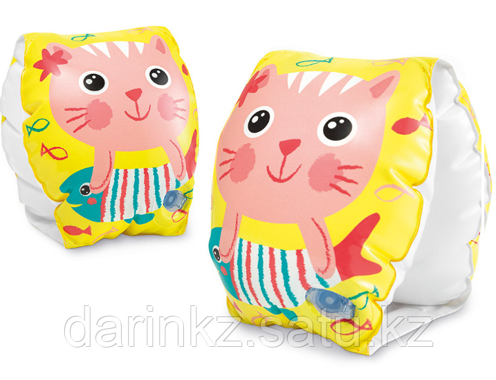 Нарукавники Intex Славный Котенок 20*15 см, 0.6-3 года