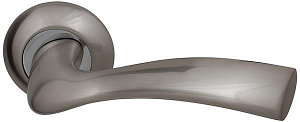 Ручки дверные полукруглые клён ( мат. никель/хром ) STIMUL.