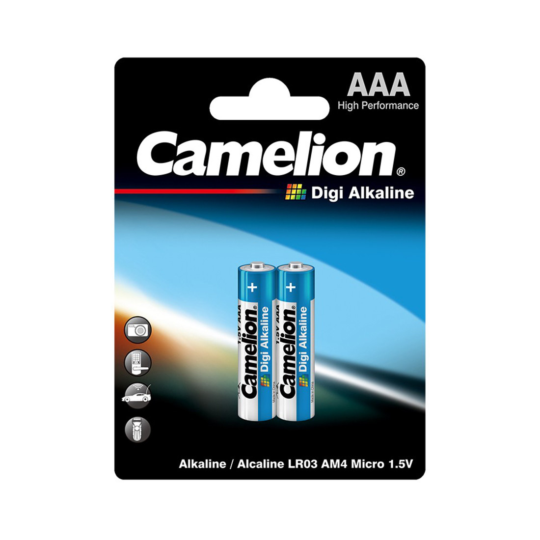 Батарейка CAMELION Digi Alkaline LR03-BP2DG 2 шт. в блистере - фото 1 - id-p106623912