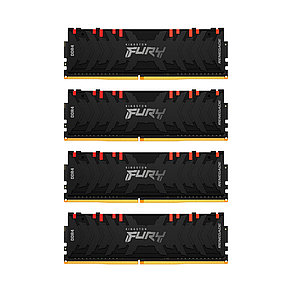 Комплект модулей памяти Kingston FURY Renegade RGB KF436C18RBAK4/128 DDR4 128GB (Kit 4x32GB) 3600, фото 2