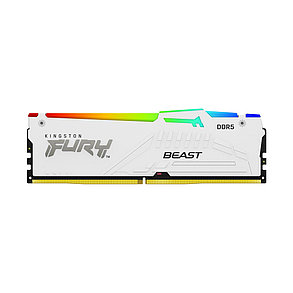 Модуль памяти Kingston FURY Beast White RGB EXPO KF552C36BWEA-16 DDR5 16GB 5200MHz, фото 2