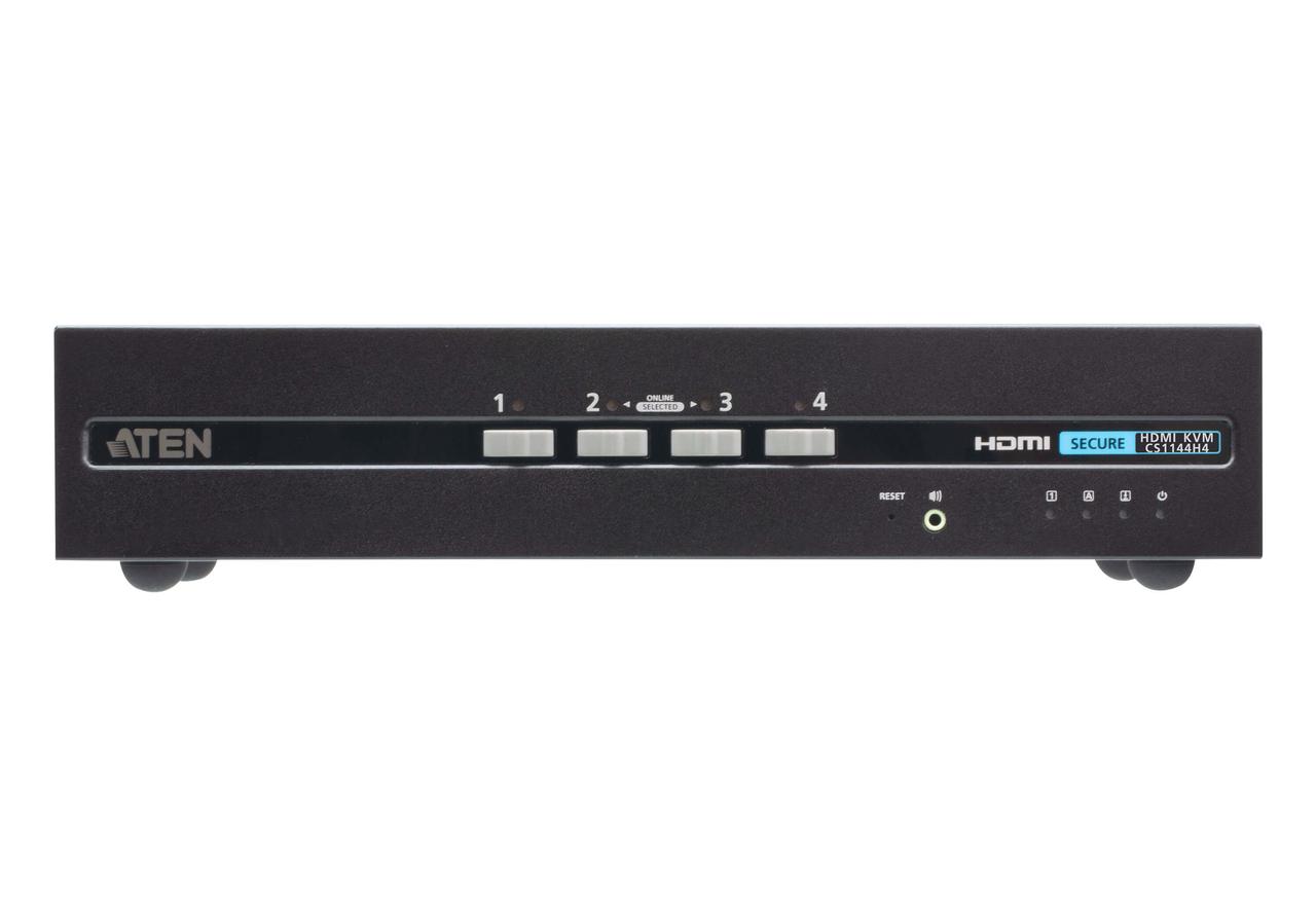 Dual Display CS1144H4 ATEN қолдауы бар 4 портты, USB, HDMI, қорғалған KVM қосқышы - фото 1 - id-p108306438