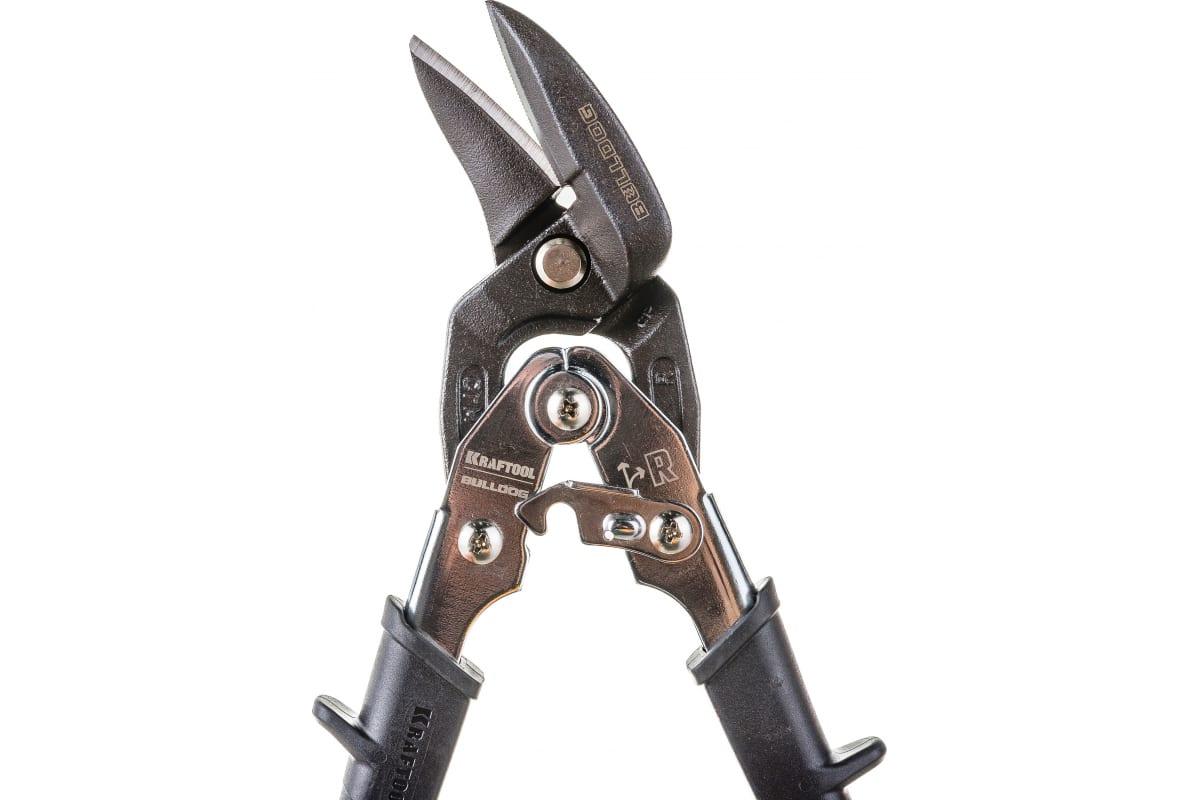 Ножницы по твердому металлу KRAFTOOL Bulldog двухрычажные, Cr-Mo, правый рез, 260мм 2325-R - фото 3 - id-p106210227