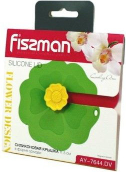 7644 FISSMAN Крышка 11.5 см в форме орхидеи (силикон)