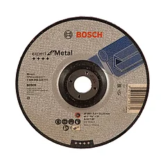 Диск шлифовальный выпуклый по металлу BOSCH 180х6х22,23 мм