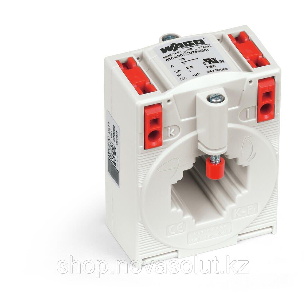 Вставной трансформатор тока; 400/5А; WAGO 855-305/400-1001 - фото 1 - id-p108309913