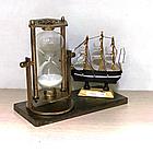 Сувенирные часы песочные Фрегат 15,5х6,5х12,5 см, фото 8