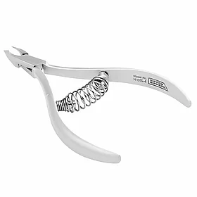 Кусачки для кутикулы N-01S-4, 4 мм, спиральная пружина, матовые,Nippon Nippers