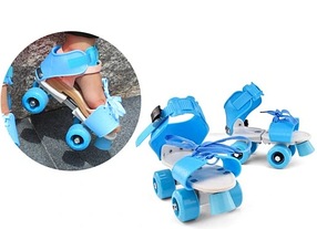 Съемные детские роликовые коньки (размер 25-29) регулируемые