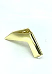 Ножка стальная, для диванов и кресел, золото 12 см