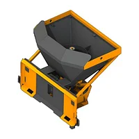 Пескоразбрасыватель на мини-погрузчик 300 литров