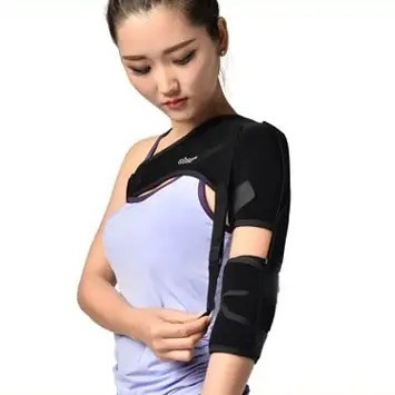 Поддерживающий бандаж для фиксации плечевого сустава, на левую руку (4817) - фото 3 - id-p108322704