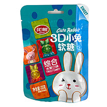 Конфеты LeChao 3D  CUTE RABBIT Зайки 23 гр (20 шт в упаковке) / Китай