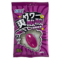 Кислые конфеты шипучки Sour со вкусом Винограда, 25 гр (20 шт в упаковке) / Китай